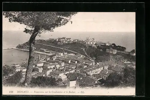 AK Monaco, Panorama sur la Condamine et le Rocher