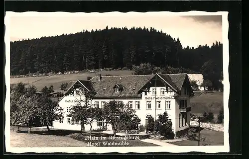 AK Hain, Ansicht Hotel Waldmühle