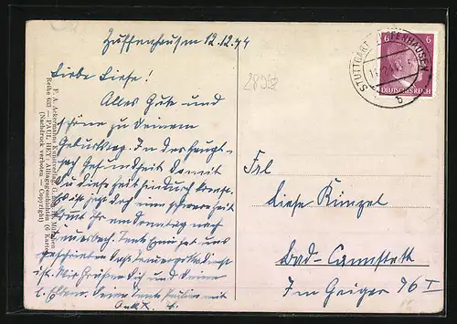 Künstler-AK Paul Hey: Alltagsgeschichten, Reihe 633, Am Wasser