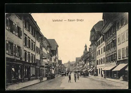 AK Waldshut, Partie in der Kaiser-Strasse