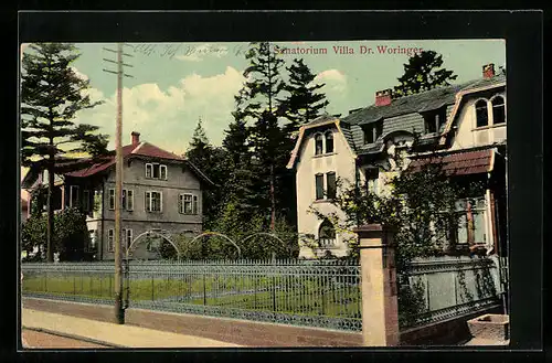 AK Rothau, Sanatorium Villa Dr. Woringer