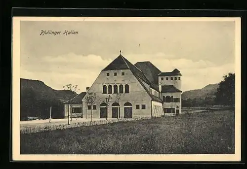 AK Pfullingen, Ansicht der Pfullinger Hallen