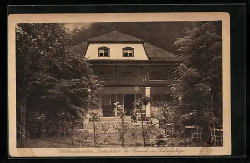 AK Berneck i. Fichtelgebirge, Waldrestauration Gertrudslust