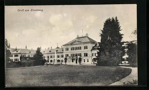AK Zinneberg, Blick zum Schloss