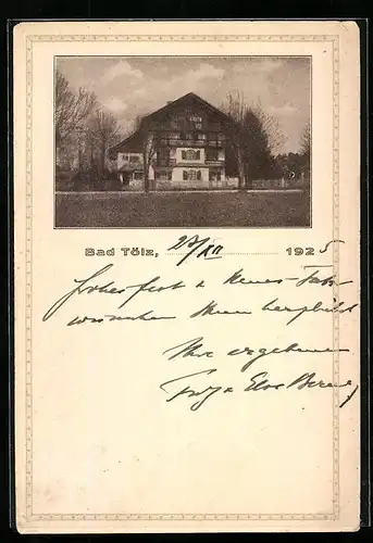AK Bad Tölz, Hotel Fremdenheim Irene von Fritz Berent