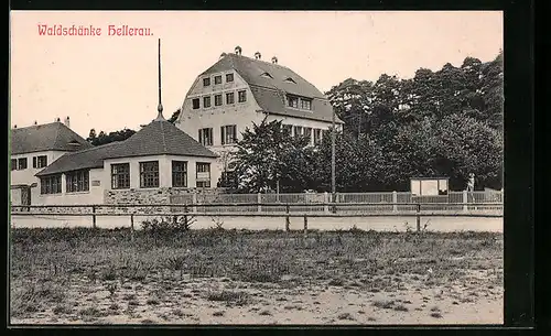 AK Dresden-Hellerau, Gasthaus Waldschänke