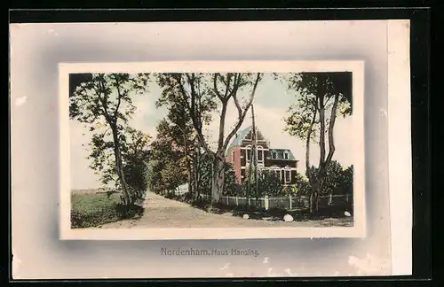Präge-AK Nordenham, Haus Hansing
