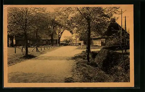 AK Wacken, Strassenpartie mit Gasthaus Richter