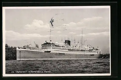AK Passagierschiff De Baloeren in Rotterdams Haven