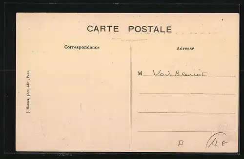 AK Monoplan Deperdussin pilote par Busson