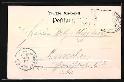 Lithographie Rheindampfer Lohengrin passiert Rheinfels