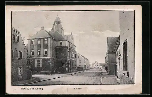AK Regis, Strassenpartie am Rathaus
