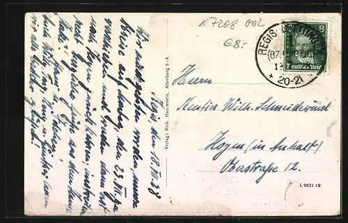 AK Regis, Strassenpartie am Rathaus