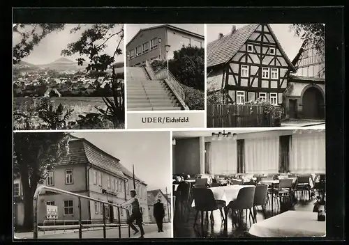 AK Uder /Eichsfeld, Ortsansicht, FDGB-Ferienheim
