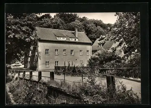 AK Klosterbuch /Kr. Döbeln, Gaststätte und Hotel Scheergrund