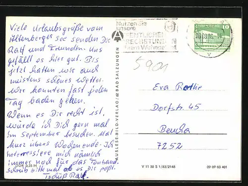 AK Förtha /Kr. Eisenach, Gasthaus Weisses Ross, Strassenpartie
