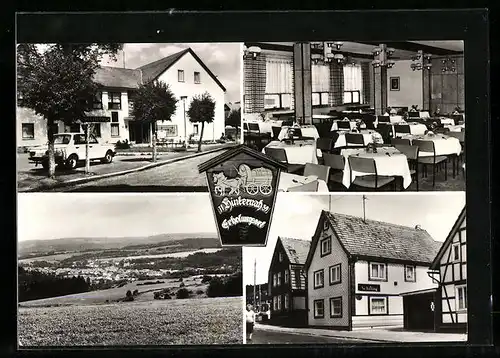 AK Schleusingen-Hinternah, Erholungsheim Nahetal, Gasthaus Schilling