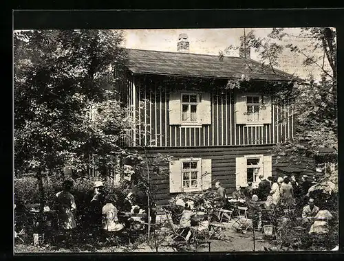 AK Oberhof /Thür. Wald, Waldgaststätte Forsthaus Sattelbach