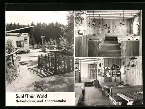 AK Suhl /Thür. Wald, Gasthaus Krinitzenstube