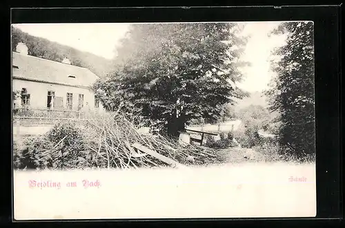 AK Weidling am Bach, Blick zur Schule