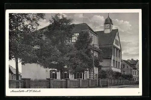 AK Annahütte, Strasse an der Schule