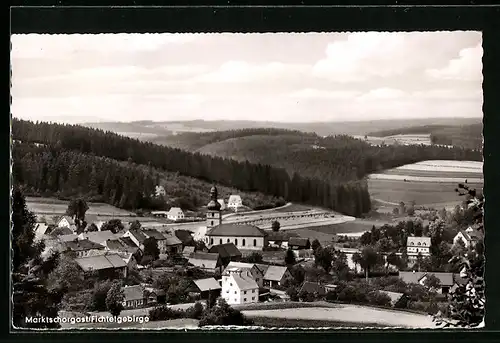 AK Marktschorgast /Fichtelgeb., Ortsansicht mit Fernblick