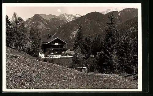 AK Mittenwald, Gasthaus Gletscherschliff