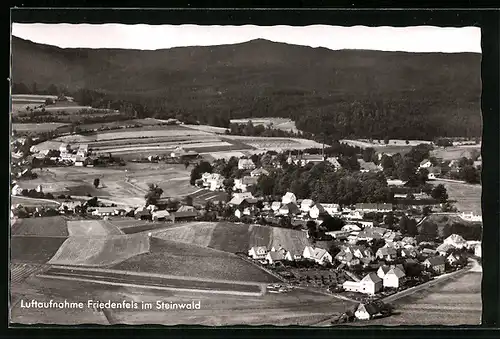 AK Friedenfels im Steinwald, Fliegeraufnahme des Ortes