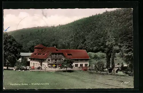 AK Hardheim /Baden, Gasthaus Wohlfahrtsmühle