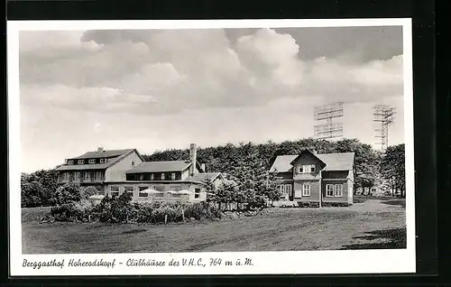 AK Hoherodskopf, Berggasthof, Clubhäuser des V. H. C.