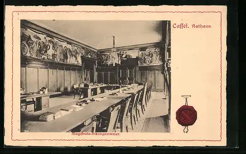 AK Cassel, Rathaus, Magistrats-Sitzungszimmer
