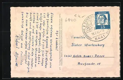 AK Ronshausen b. Bebra, Strassenpartien, Kirche, Geschäft