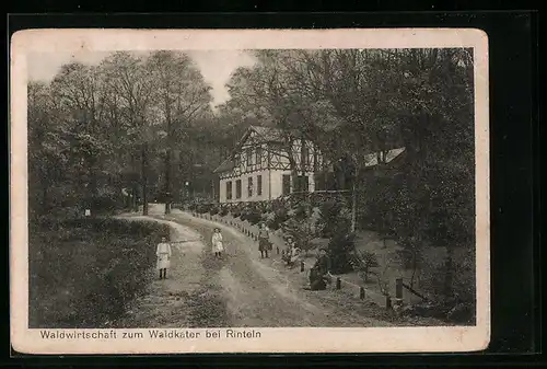 AK Rinteln, Waldwirtschaft zum Waldkater, Gasthaus