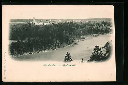 AK Grünwald, Ortspartie mit Fluss