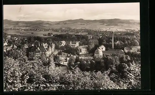 AK Bad Kudowa, Blick vom Schlossberg