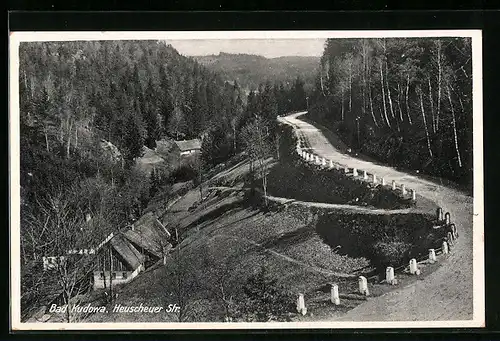 AK Bad Kudowa, Partie an der Heuscheuer Strasse