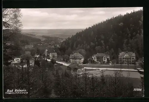 AK Bad Reinerz, Ortsansicht aus der Vogelschau
