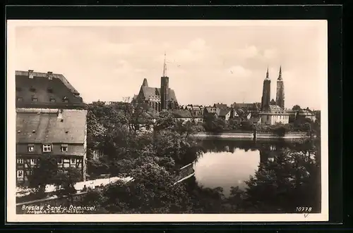 AK Breslau, Sand- und Dominsel