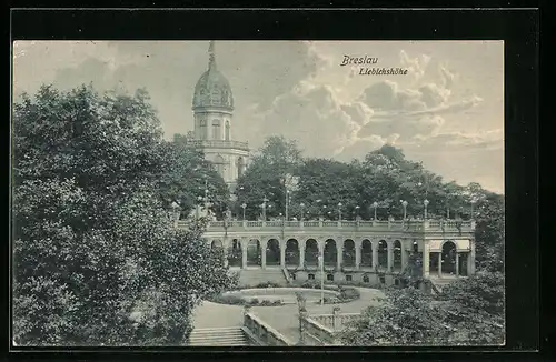 AK Breslau, Partie an der Liebichshöhe