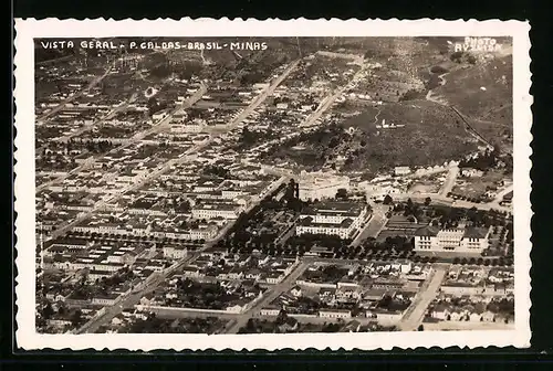 AK Poco de Caldas, Ortsansicht aus der Vogelschau