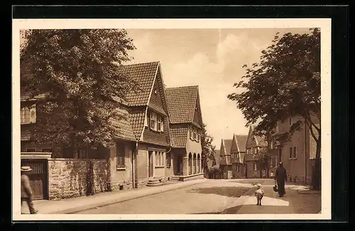 AK Essen-Margaretenhöhe, Partie aus der Gartenvorstadt