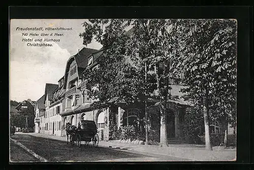 AK Freudenstadt, Hotel und Kurhaus Christophsbau