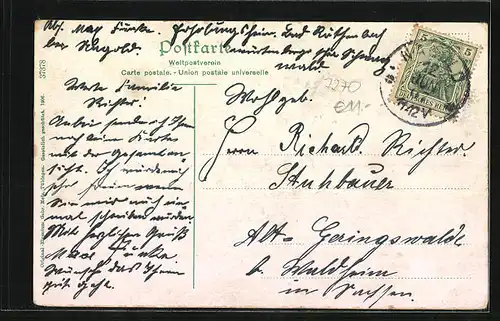 AK Bad Röthenbach-Nagold, Ortspartie