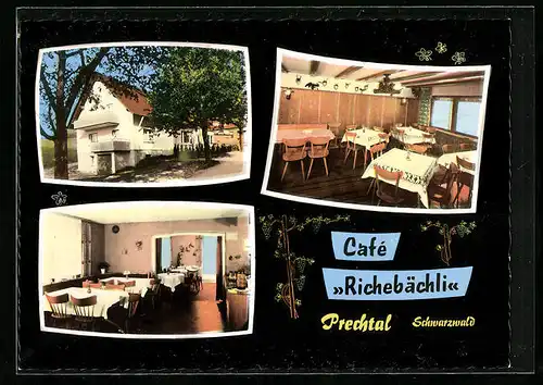 AK Prechtal /Schwarzwald, Cafe Richebächli