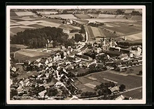 AK Fürstenzell /Ndb., Totalansicht, Fliegeraufnahme