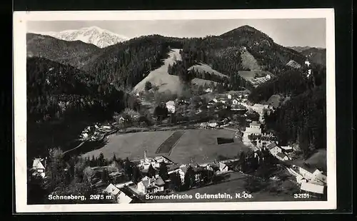 AK Gutenstein mit Schneeberg