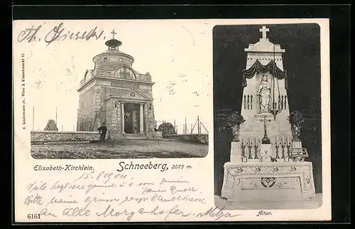 AK Schneeberg, Elisabeth-Kirchlein auf dem Schneeberg