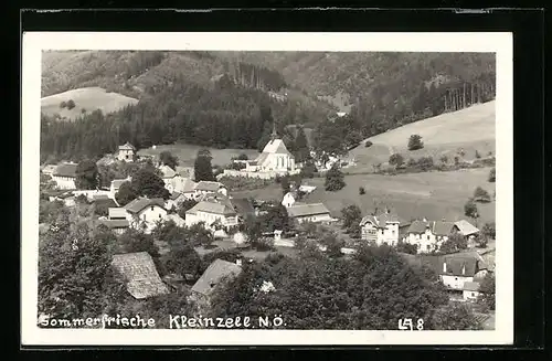 AK Kleinzell, Gesamtansicht des Ortes
