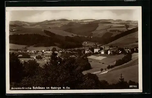 AK Schönau, Gesamtansicht der Sommerfrische