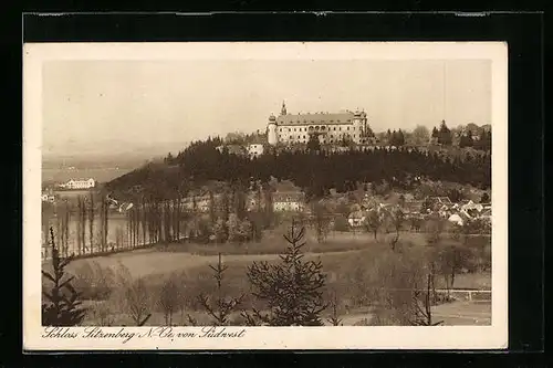 AK Sitzenberg, Ansicht vom Schloss Sitzenberg